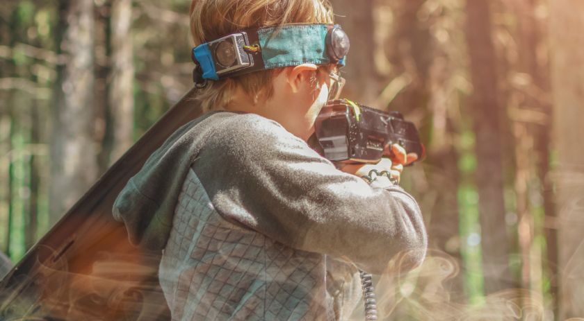 Outdoor Laser Combat
